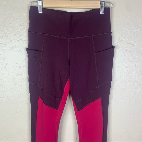 Athleta All In Structure 7/8 Colorblock Leggings - Picture 5 of 13